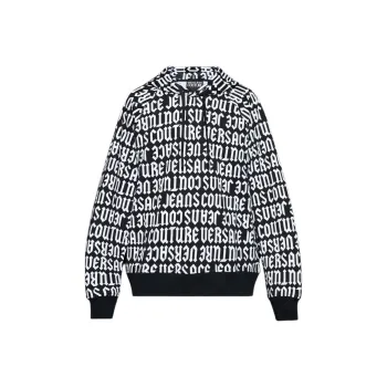 VERSACE JEANS Logo print Hoodie