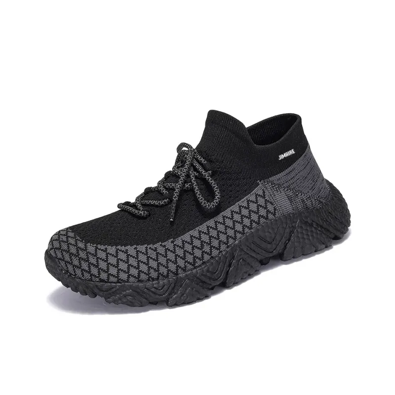 King Jinmai Slip Resistant And Breathable Mid Top Casual Shoes Men's-10