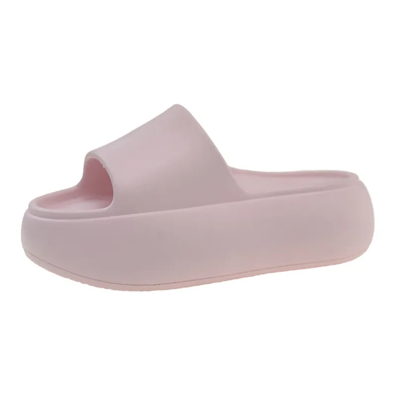 Warm Edge Platform Slippers For Women's Summer, Home Use, Hidden Wedge, Fashion Trend, Dormitory Slippers-6