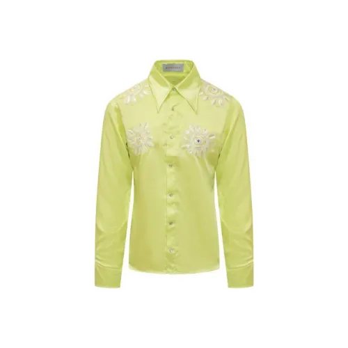 BLUEMARBLE Studded Hibiscus Short Sleeve Shirt