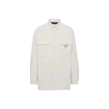 PRADA Shirts Men Milk White