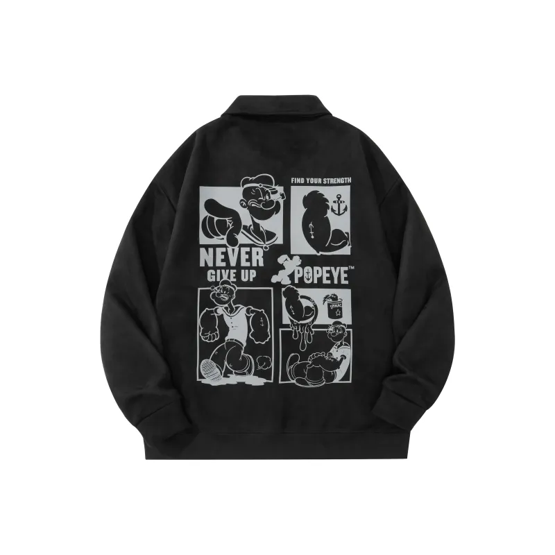 POPEYE Sweatshirt Unisex Autumn And Winter Season-3