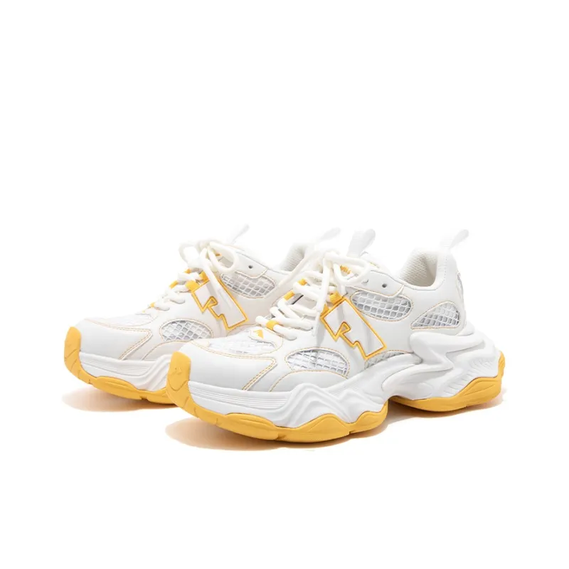 FALLINMISS Star Sea Shoe Series Lightweight Height Increasing Low Top Chunky Sneakers Women's-8