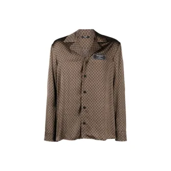 BALMAIN Shirts Men Umber