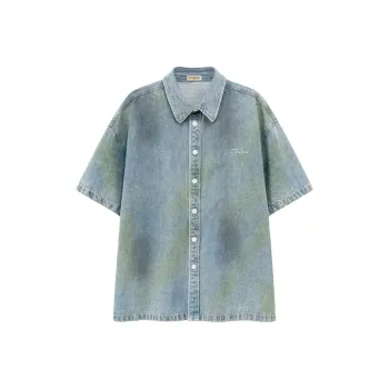 NO ONE ELSE Shirt Unisex Denim Blue