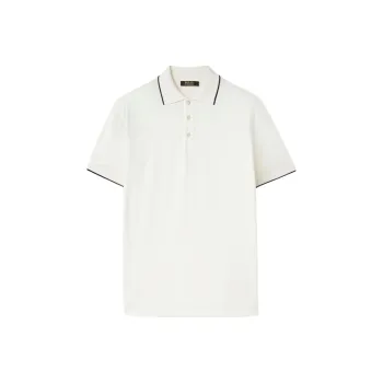 Loro Piana Gok Polo Shirt Polo Shirt Men's White