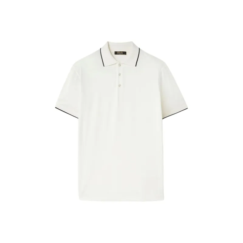 Loro Piana Gok Polo Shirt Polo Shirt Men's White-0