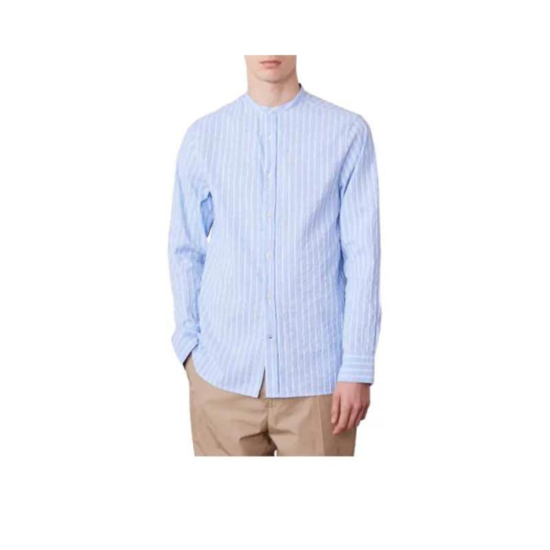 OFFICINE GENERALE Striped Shirt-0