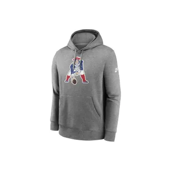 Nike New England Patriots Rewind Club Logo Men’s Nike Nfl Pullover Hoodie