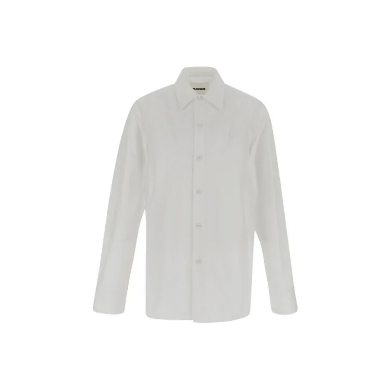 JIL SANDER Pointed Collar Buttoned Shirt-0