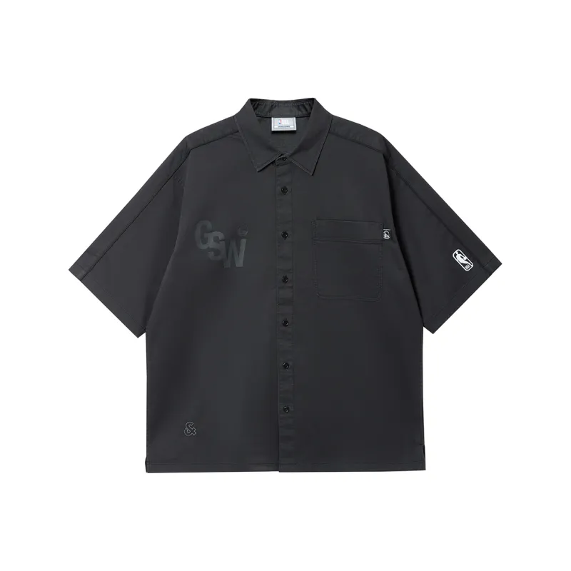 JACK JONES· x NBA Shirt Men's E42 Phantom Gray-0