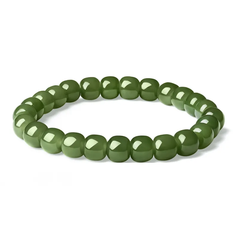 LAOMIAO Hetian Jade Bracelets Green Jade Women's-0