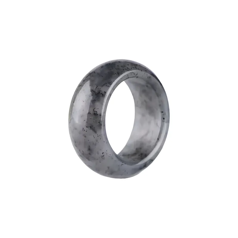 Lingxiang Yurun Rings Blue And White Unisex-0