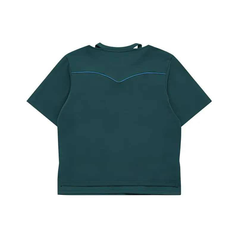 Facetasm X FILA FUSION FACETASM T Shirts Women's Tale Green-1