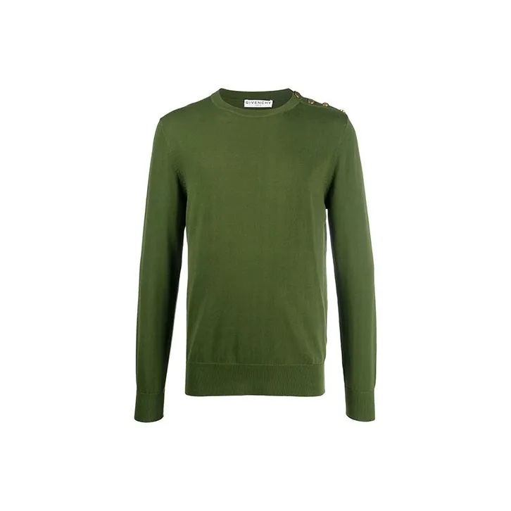 Givenchy Sweaters Men Green-0