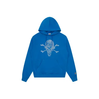 Ice Cream Rhinestone Cones & Bones Popover Hoodie