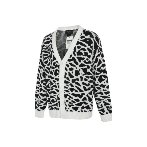Jordan Fight Heritage Knit Cardigan Asia Sizing White Cement Grey