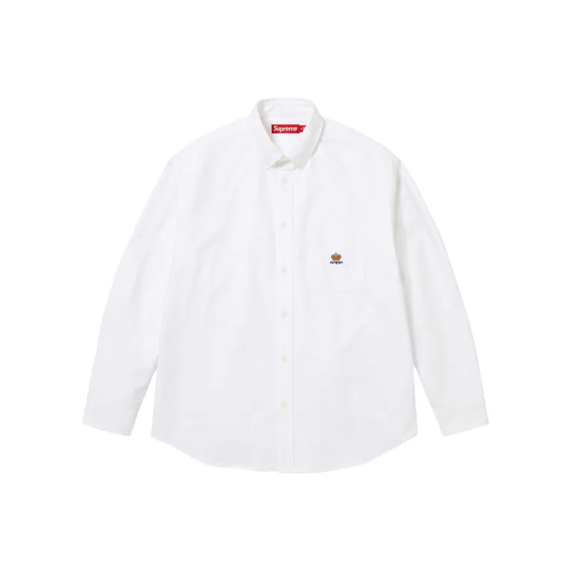 Supreme Loose Fit Flannel Oxford Shirt-2