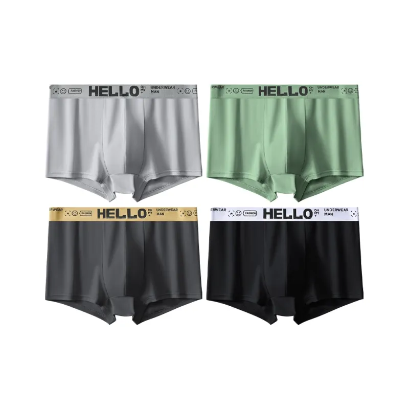 KJ Boxer Briefs Men's 4 Pack Gift Box Set-4