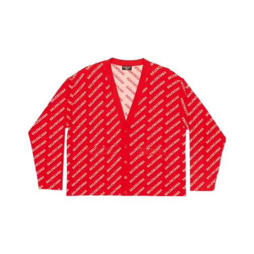 Balenciaga SS22 Loose Fit Knitwear Men's Red