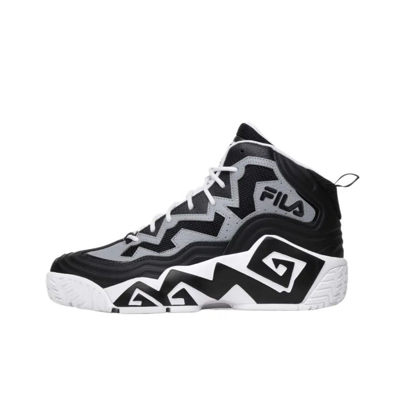 FILA MB Free Guard High Top Basketball Shoes Men's Gray-0