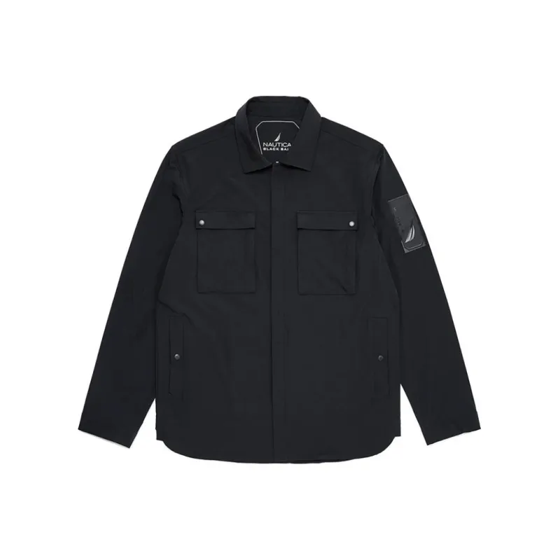 NAUTICA Shirts Men 0TB Black 201-0
