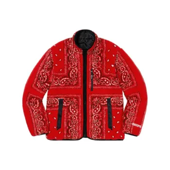 Supreme Reversible Bandana Fleece Jacket