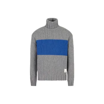 EMPORIO ARMANI Sweaters Men Gray