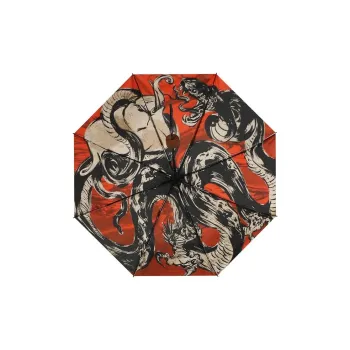 RABBITUU Sun Protection Umbrella With Sun Shade, Sunny And Rainy Dual Use UV Protection Umbrella