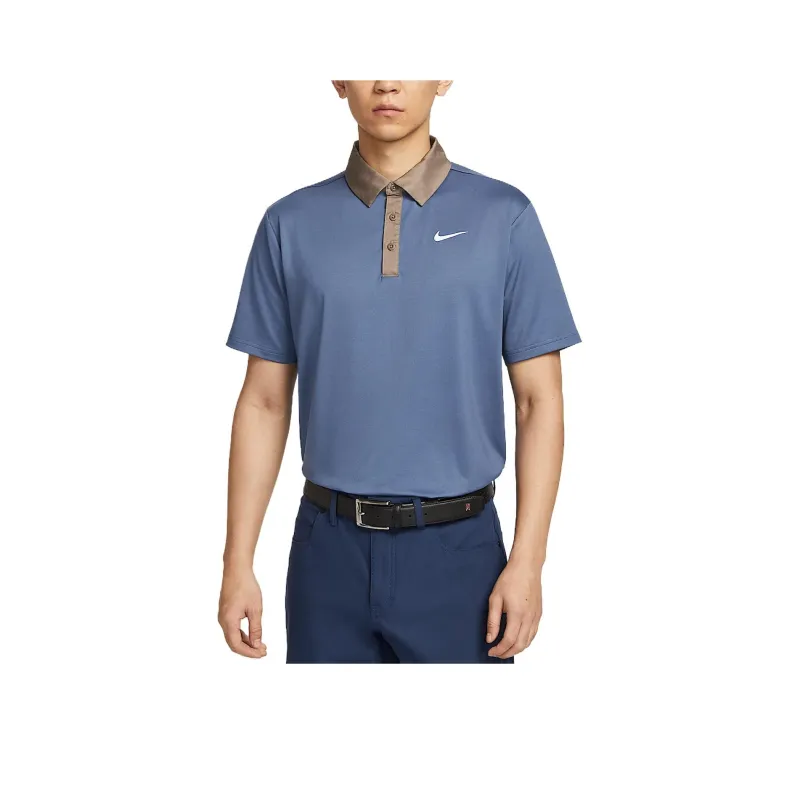 Nike Swoosh SS25 Polo Shirt Men's Blue-0