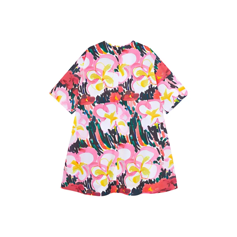 Jiangnan Commoner Short Sleeved Dress Women's-4
