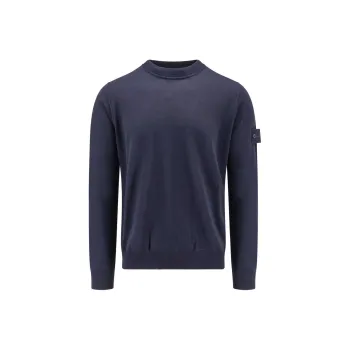 STONE ISLAND Logo Patch Crewneck Jumper