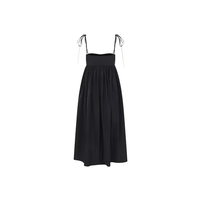 CECILIE BAHNSEN Slip Dress Women's Black-1