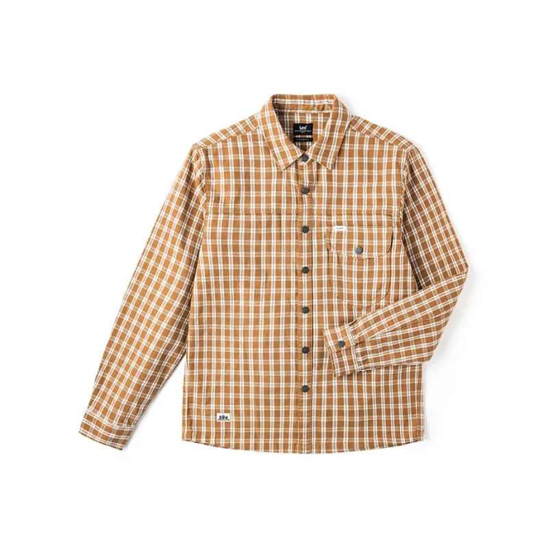 Lee Shirts Men Coffee-0