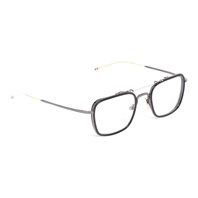 THOM BROWNE Rectangular Frame Glasses-1