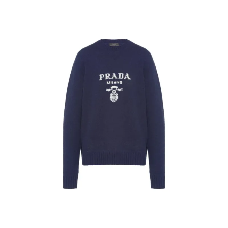 PRADA Sweaters Men Marine Blue-0
