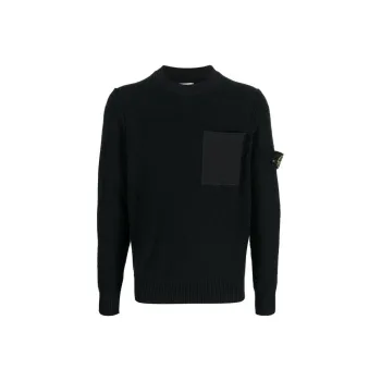 STONE ISLAND Compass Patch Crew Neck Sweater
