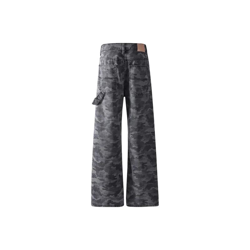 TESTUNG Trendy Casual Pants Unisex Camouflage Element-7