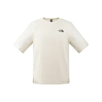 THE NORTH FACE Raglan Sleeve T Shirt Men's Dune White/Gravel Sand