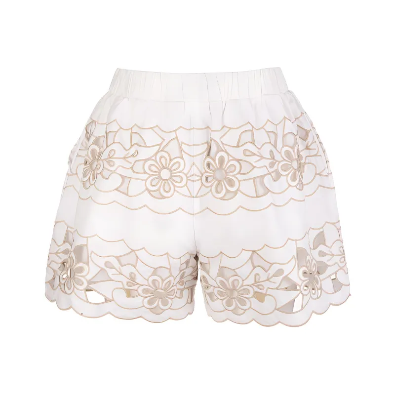 RED VALENTINO SS22 Shorts Women's White-1