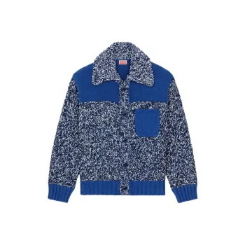 KENZO Fisherman Mouline Cardigan