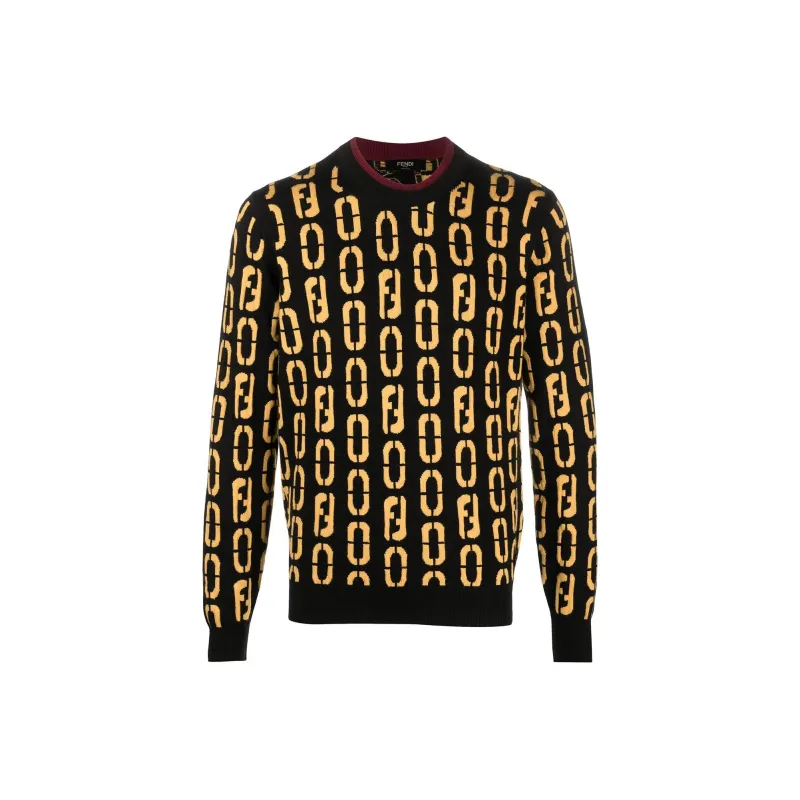 FENDI SS22 Sweater Men's Yellow-0