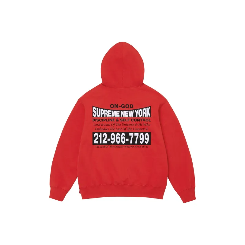 Supreme On God Hooded Sweatshirt-4