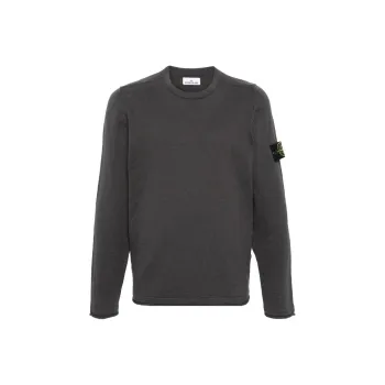 STONE ISLAND Compass badge Ribbed knit Jumper