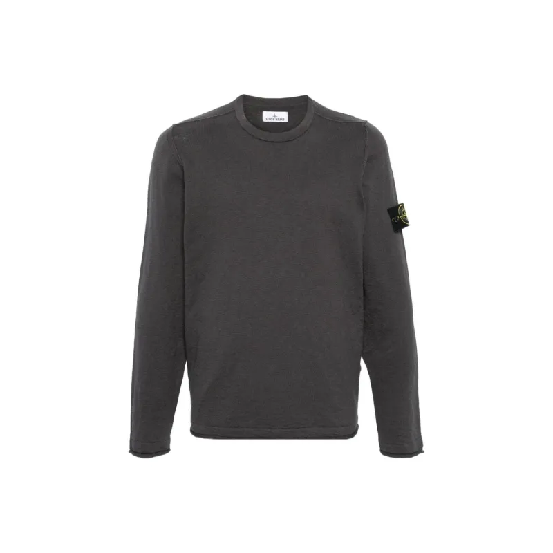STONE ISLAND Compass badge Ribbed knit Jumper-0