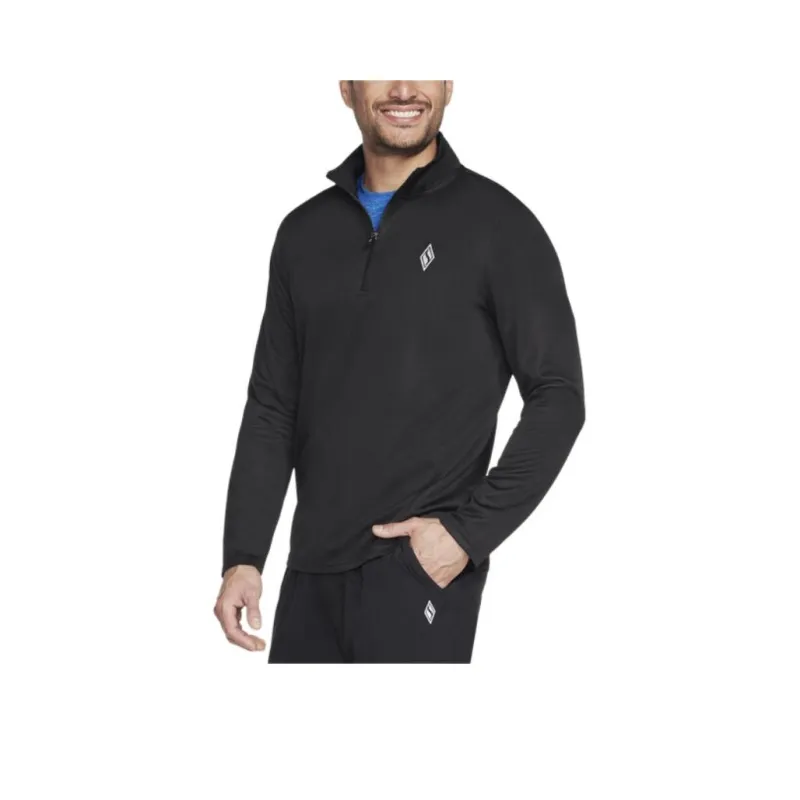 Skechers Rival 1/4 Zip Sweatshirt Men's Black-0