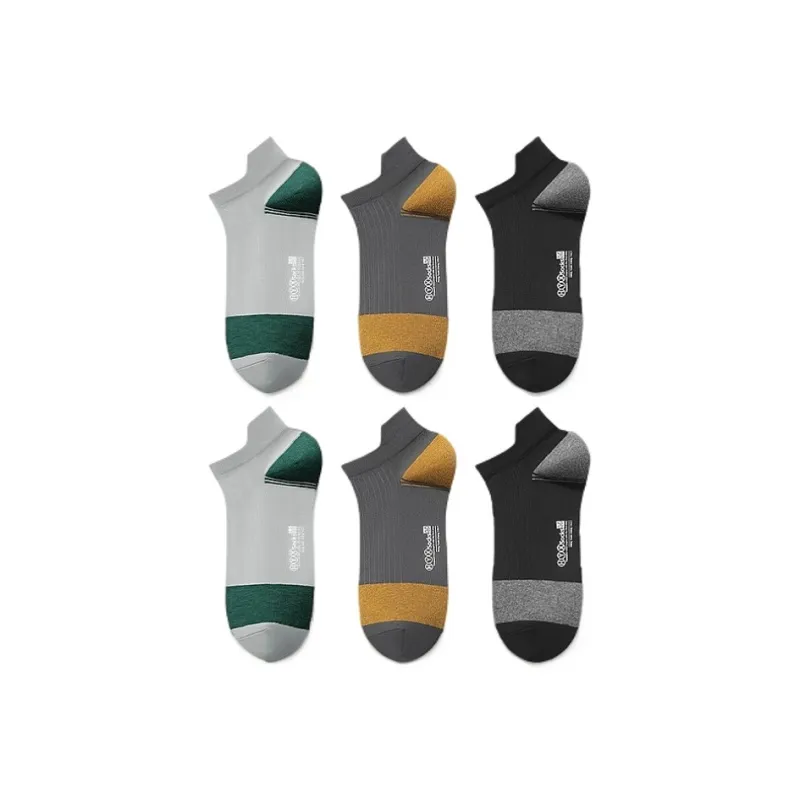 H YXIANG Mid Calf Socks Unisex 6 Pack-4