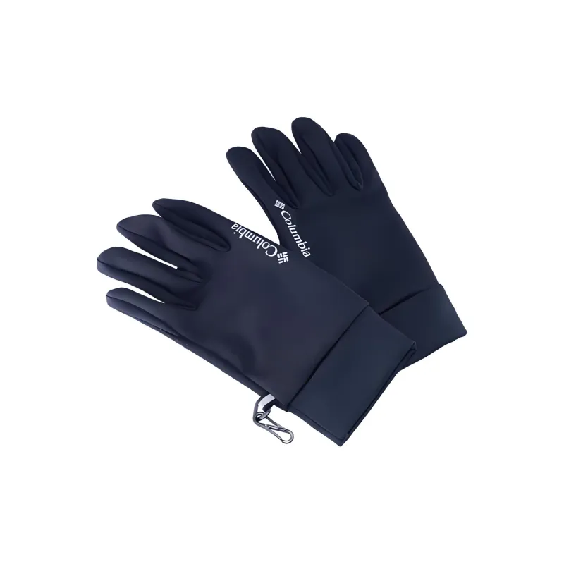 Columbia Polyester Elastane Gloves Men's Black-1