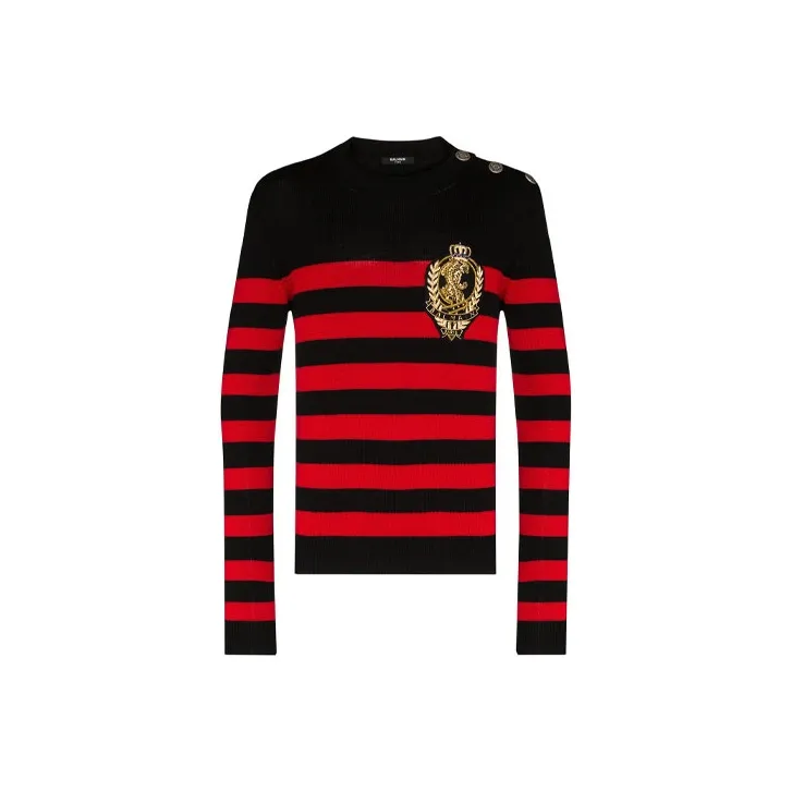 BALMAIN Sweaters Men Red-0