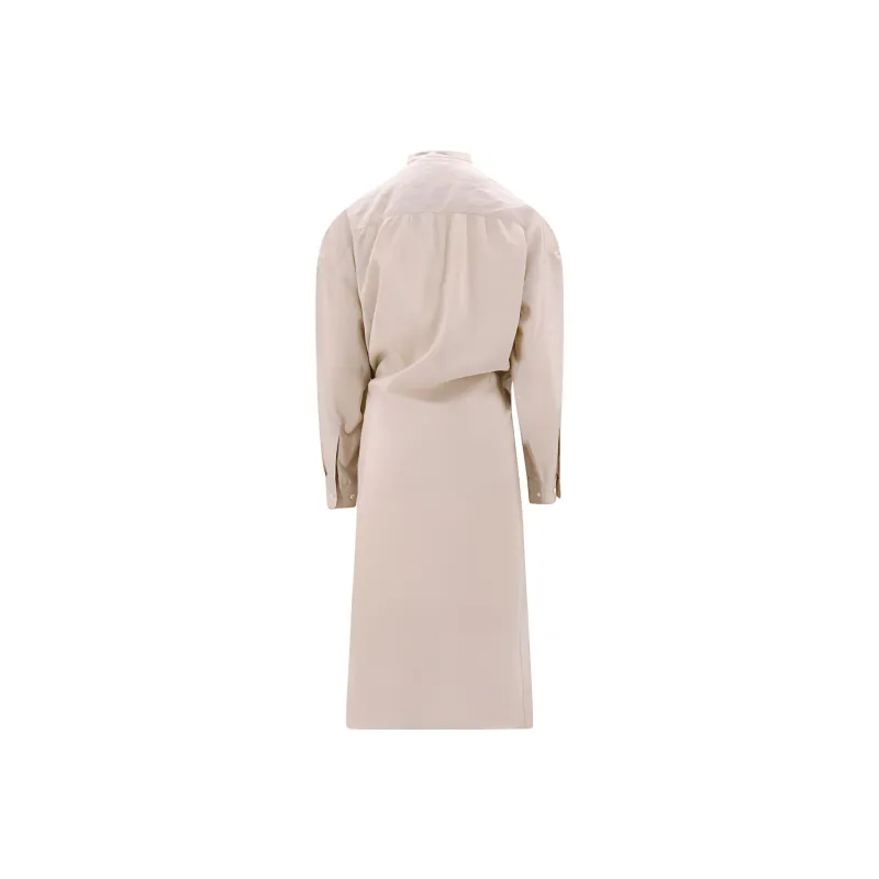 Lemaire Long-Sleeved Dresses Women's Beige-1